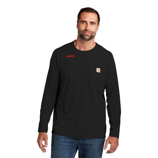 Picture of Carhartt Force Cotton Delmont Long Sleeve T-Shirt